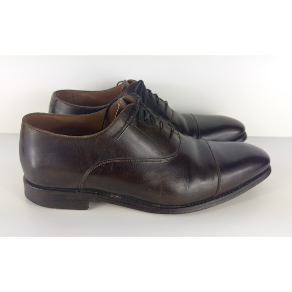 Meermin Mallorca Dark Brown Calf Leather Men\'s Oxford Dress Shoes Size US 8 main image 5